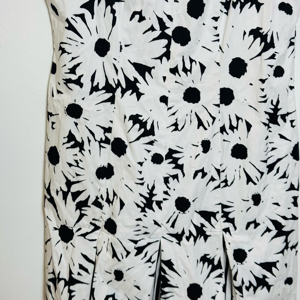 Talbot’s Black and White Floral Sleeveless Fit and Flare Dress size 14. Plus - Picture 8 of 10